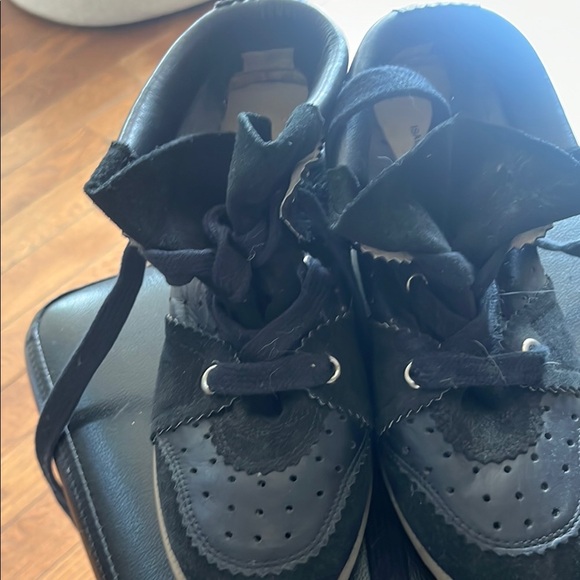 "Isabel Marat Bobby suede calf leather" Black High-Top leather Sneakers - Picture 7 of 16